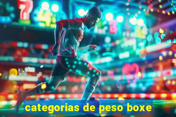 categorias de peso boxe